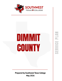 Dimmit County Service Plan Front Page