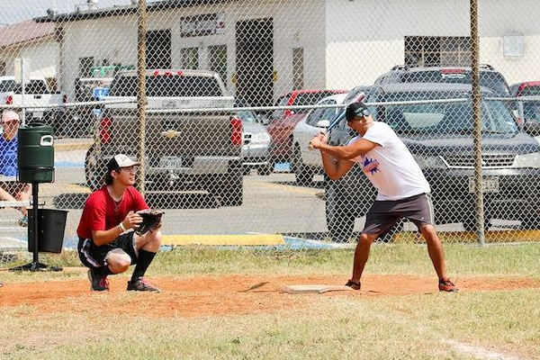 Fitness & Recreation - Students play baseball at the Uvalde field.