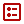 red ballot icon